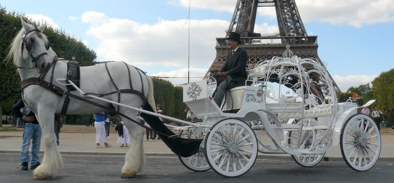 Fiacre, Carriage, Horse-Drawn, Paris