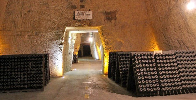 Cellar of Veuve Cliquot
