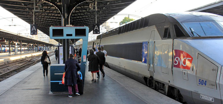 TGV train to champagne ardenne